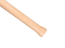 Sleg - Paalhamer ATLAS recht, gelamineerd Essenhout, met ovale steel 100 cm, FSC 100%