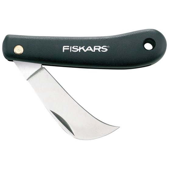 [1001623] Couteau de jardin - Greffoir FISKARS K62 acier inoxydable, longueur 17 cm