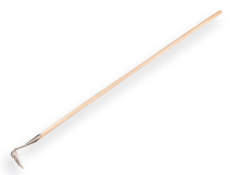 [1011380] Draw hoe SNEEBOER stainless steel 18 cm, with ATLAS handle 170 x 3.0 cm