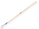 Schuffel DE WIT rundes Modell geschmiedet 14 cm, mit ATLAS Stiel 170 x 3,0 cm und Tropfengriff