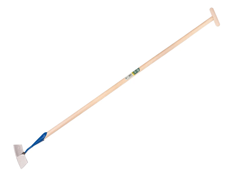 [1012181] Dutch hoe DE WIT round-shaped model 18 cm, with ATLAS handle 160 x 3,2 cm and through-mount T-grip