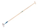 Schuffel DE WIT rundes Modell 18 cm, mit ATLAS Stiel 160 x 3,2 cm und durchgesteckter T-Griff
