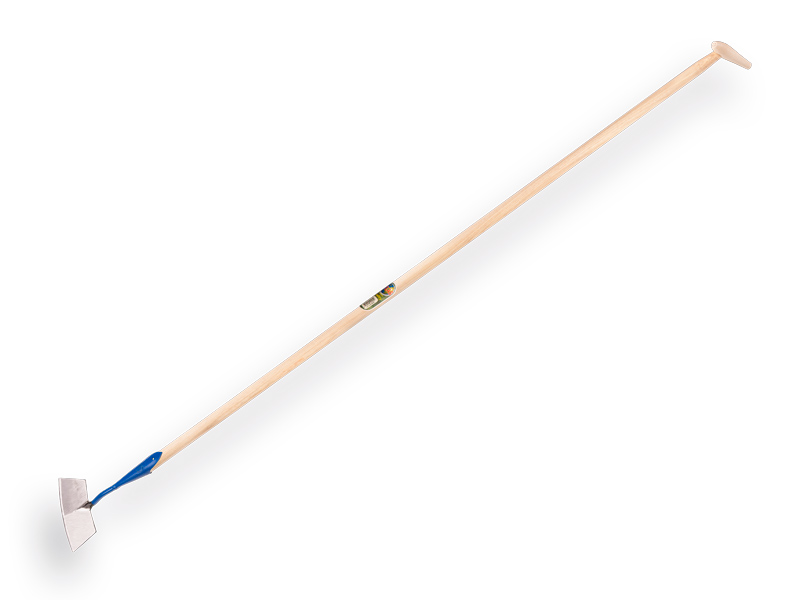 Schuffel DE WIT rundes Modell geschmiedet 18 cm, mit ATLAS Stiel 170 x 3,0 cm und Tropfengriff