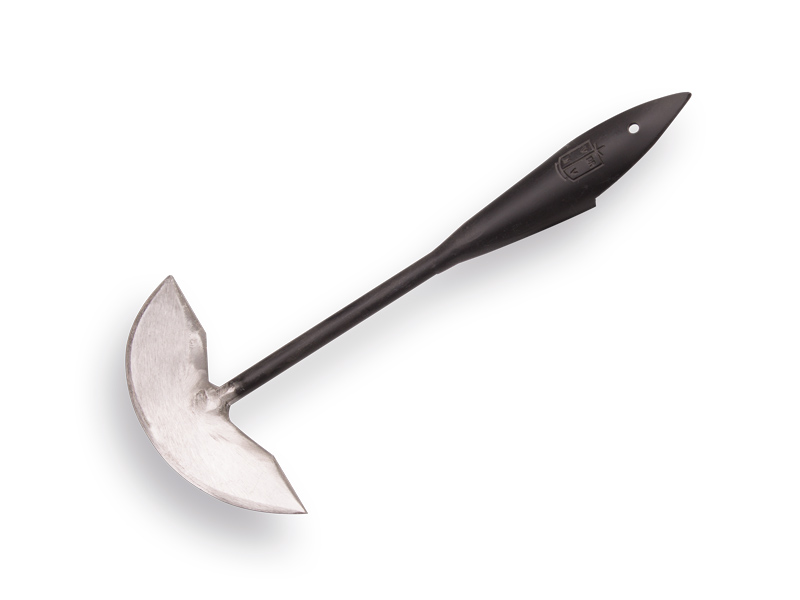 VAN DRIEL Schuffel 16 cm N-H Modell nr.4 Spitz, handgeschmiedet ohne Stiel