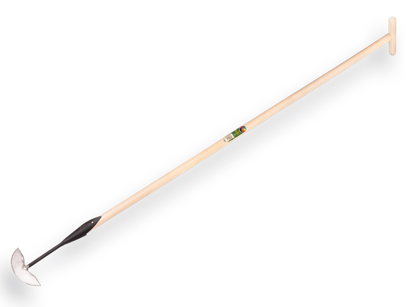 Dutch hoe VAN DRIEL No. 4 pointed model 16 cm, with ATLAS handle 160 x 3.2 cm and grip