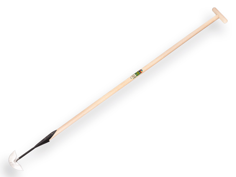 [1012539] Dutch hoe VAN DRIEL No. 4 pointed model 18 cm, with ATLAS handle 160 x 3.2 cm and grip