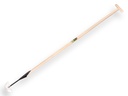 Dutch hoe VAN DRIEL No. 4 pointed model 18 cm, with ATLAS handle 160 x 3.2 cm and grip