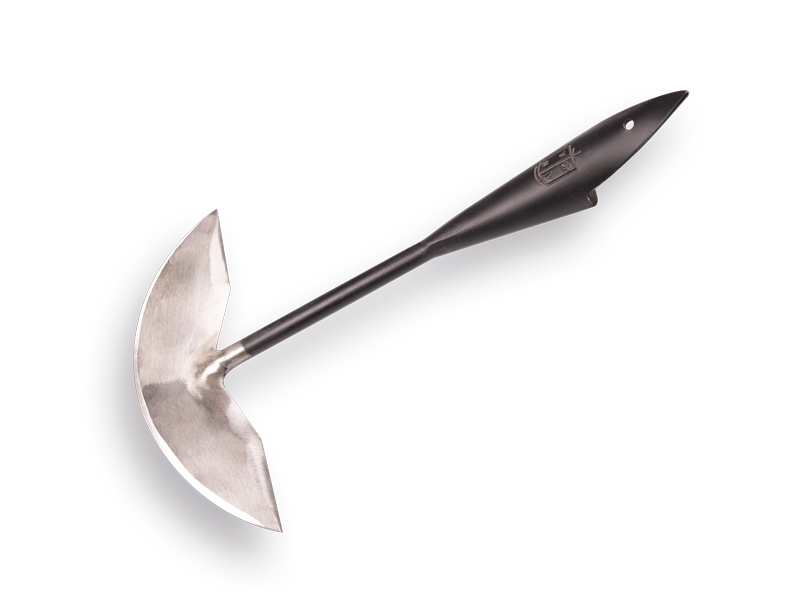 [1012542] Dutch hoe VAN DRIEL no. 4 pointed model 22 cm, without handle