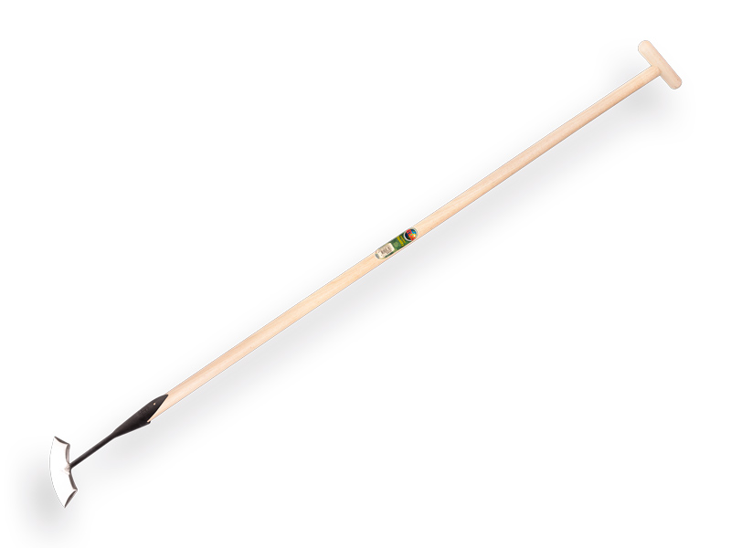 [1012557] Dutch hoe VAN DRIEL no. 5 round-shaped model 20 cm, with ATLAS handle 160 x 3.2 cm and grip