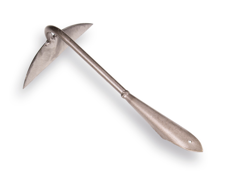 [1013018] Atlas forged draw hoe 18 cm, without handle