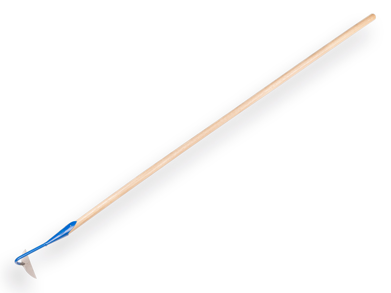[1013144] Forged DE WIT draw hoe 14 cm, with ATLAS handle 170 x 3.0 cm