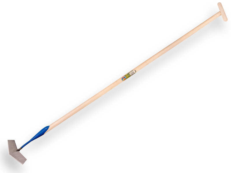 Ratissoire pointue DE WIT forgée 20 cm, avec manche ATLAS 170 x 3,0 cm et poignée goutte d'eau