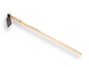 Houe à défricher SHW forgée 12 cm, version lourde avec manche en bois de frêne 135 cm