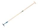 Rautenförmige Schuffel DE WIT 18 cm, mit ATLAS Stiel 160 x 3,2 cm und durchgesteckter T-Griff