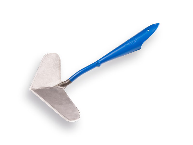 Heart-shaped dutch hoe DE WIT forged 20 cm, without handle
