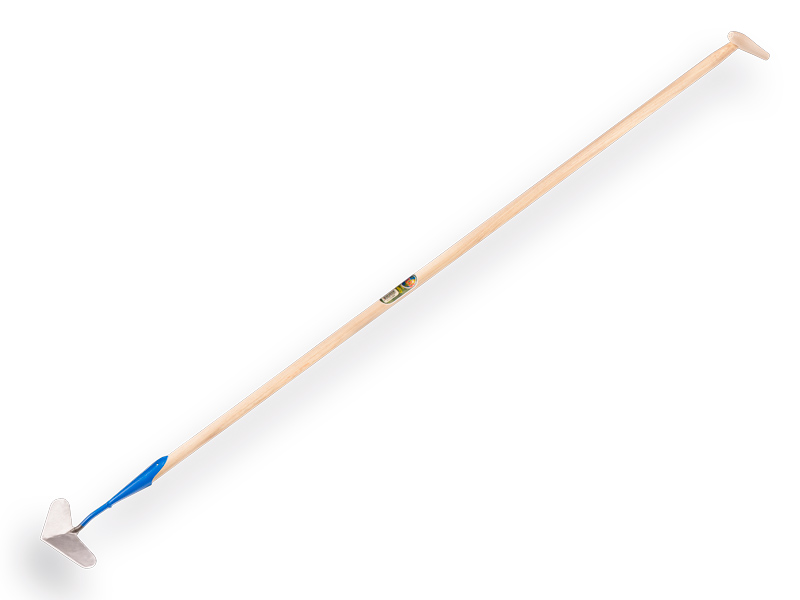 Heart-shaped dutch hoe DE WIT forged 20 cm, with ATLAS handle 170 x 3.0 cm and teardrop grip