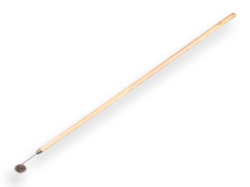 [1016860] Forged DE WIT disc dutch hoe 7 cm, with ash wood handle 140 cm and hanging hole