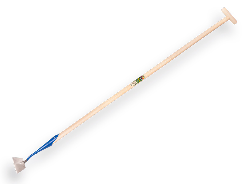 Ratissoire DE WIT modèle westlandais 4" ou 10 cm, avec manche ATLAS 160 x 3,2 cm et poignée en T percée