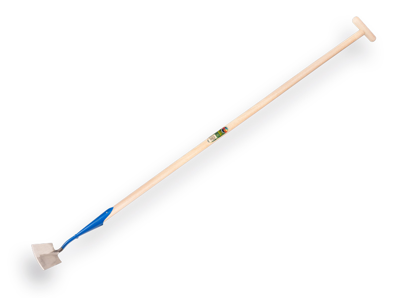 [1017055] Schuffel DE WIT rundes Modell 5" oder 12,5 cm, mit ATLAS Stiel 160 x 3,2 cm und durchgesteckter T-Griff