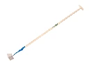 Schuffel DE WIT rundes Modell 6" oder 15 cm, mit ATLAS Stiel 160 x 3,2 cm und durchgesteckter T-Griff