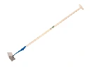 Schuffel DE WIT rundes Modell 8" oder 20 cm, mit ATLAS Stiel 160 x 3,2 cm und durchgesteckter T-Griff