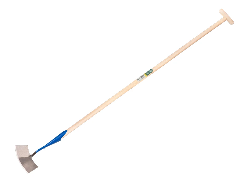 Schuffel DE WIT rundes Modell 9" oder 22,5 cm, mit ATLAS Stiel 160 x 3,2 cm und durchgesteckter T-Griff