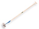 Dutch hoe DE WIT round-shaped model 9" or 22.5 cm, with ATLAS handle 160 x 3.2 cm and through-mount T-grip
