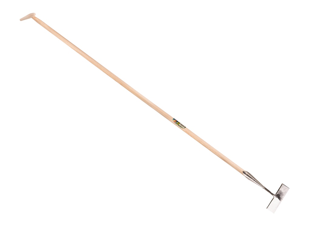 Dutch hoe ATLAS rectangular model 18 cm, with handle 170 x 3.0 and teardrop grip