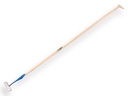 Dutch hoe DE WIT rectangular model forged 16 cm, with ATLAS handle 170 x 3.0 cm and teardrop grip