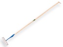 Dutch hoe DE WIT rectangular model forged 18 cm, with ATLAS handle 170 x 3.0 cm and teardrop grip