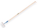 Dutch hoe DE WIT rectangular model forged 20 cm, with ATLAS handle 170 x 3.0 cm and teardrop grip