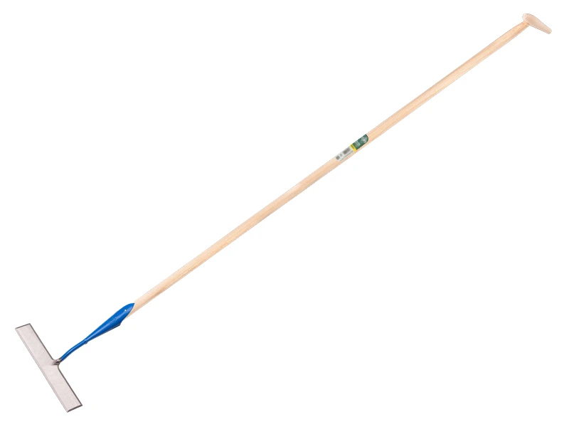 Dutch hoe DE WIT rectangular model forged 22 cm, with ATLAS handle 170 x 3.0 cm and teardrop grip