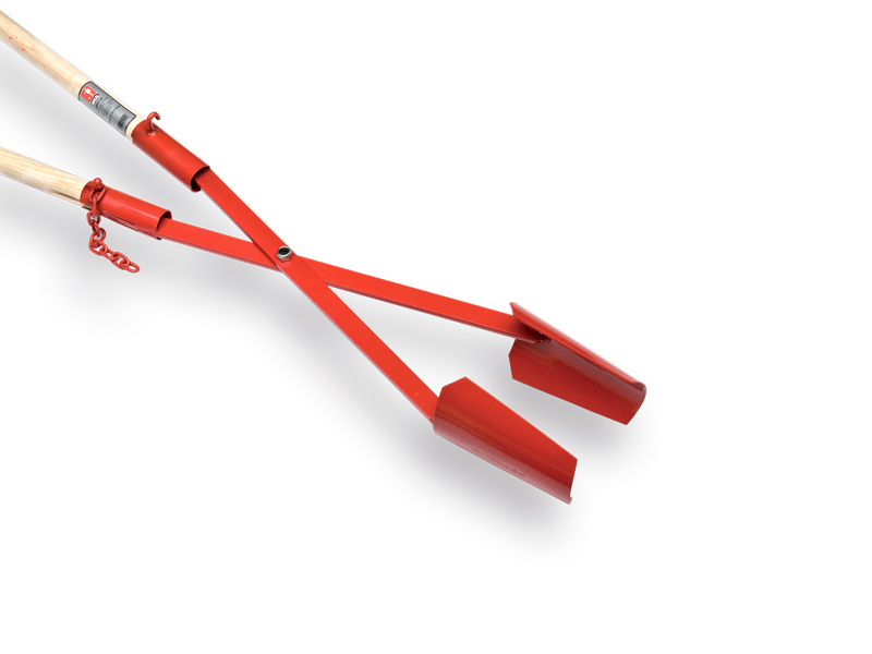 Post hole digger IDEAL Jumbo no. 1 with ash wood shafts 100 cm, hole diameter 110 - 280 mm