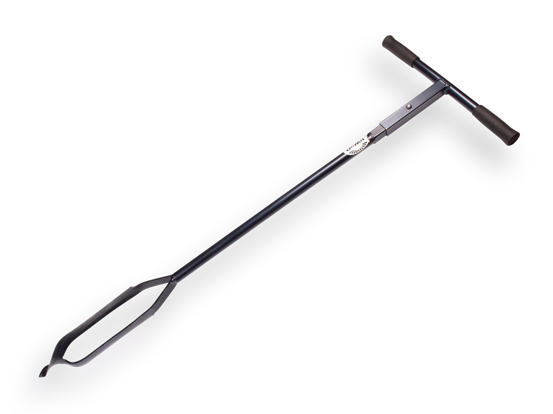 Hole auger DE WIT 10 cm extendable, with twisted point, length 127 cm
