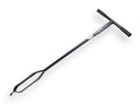 Hole auger DE WIT 10 cm extendable, with twisted point, length 127 cm