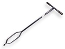 Tarière manuelle DE WIT 14 cm extensible, avec pointe torsadée, longueur 127 cm