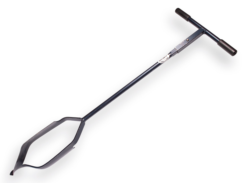Erdbohrer DE WIT 20 cm verlängerbar, mit gedrehter Spitze, Länge 127 cm
