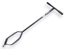 Erdbohrer DE WIT 20 cm verlängerbar, mit gedrehter Spitze, Länge 127 cm