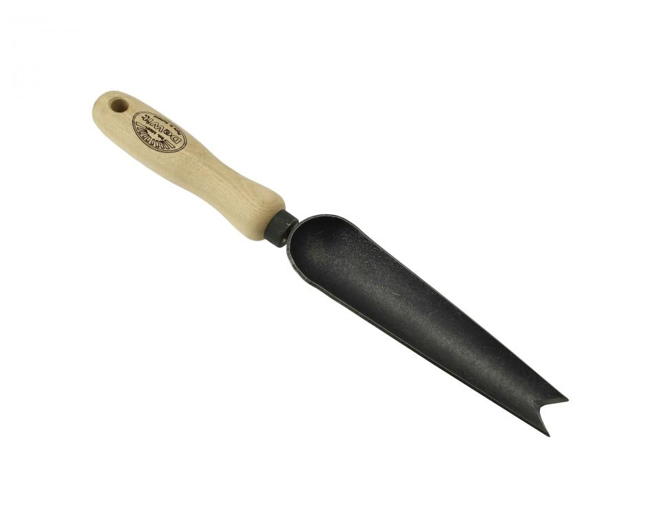 Weeding tool - Weed trowel DE WIT with ash wood handle 14 cm
