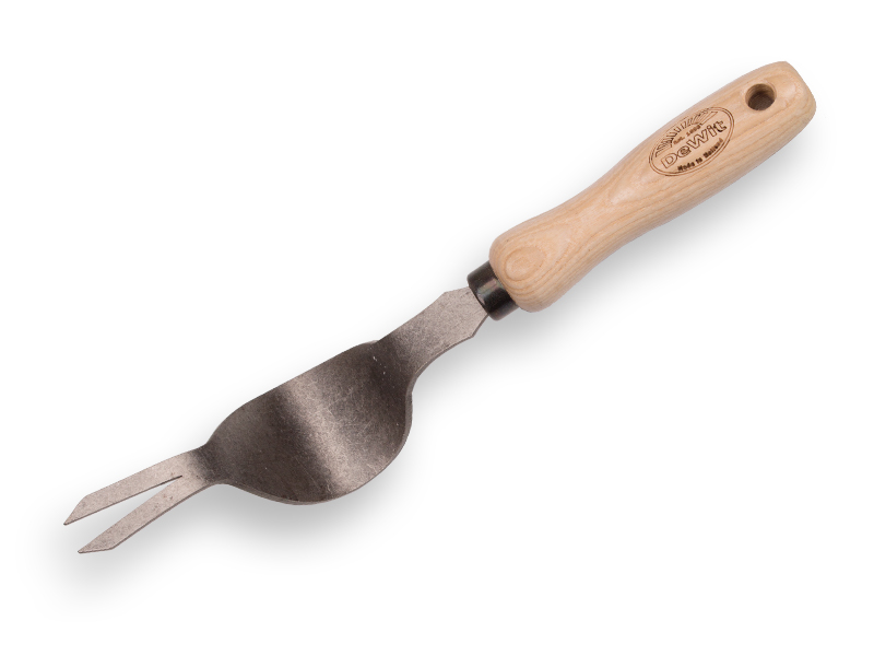 [1025012] Weedpopper - Onkruidsteker DE WIT gesmeed met ESSEN handvat 14 cm