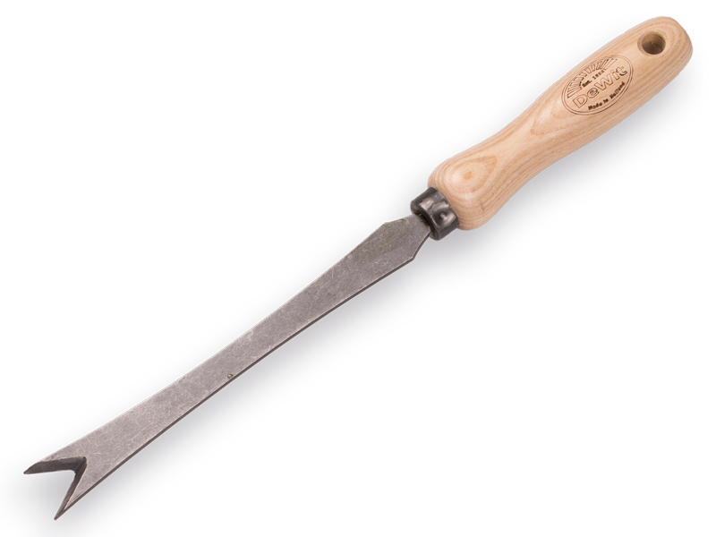 Dandelion weeder DE WIT Bio forged with ash wood handle 14 cm