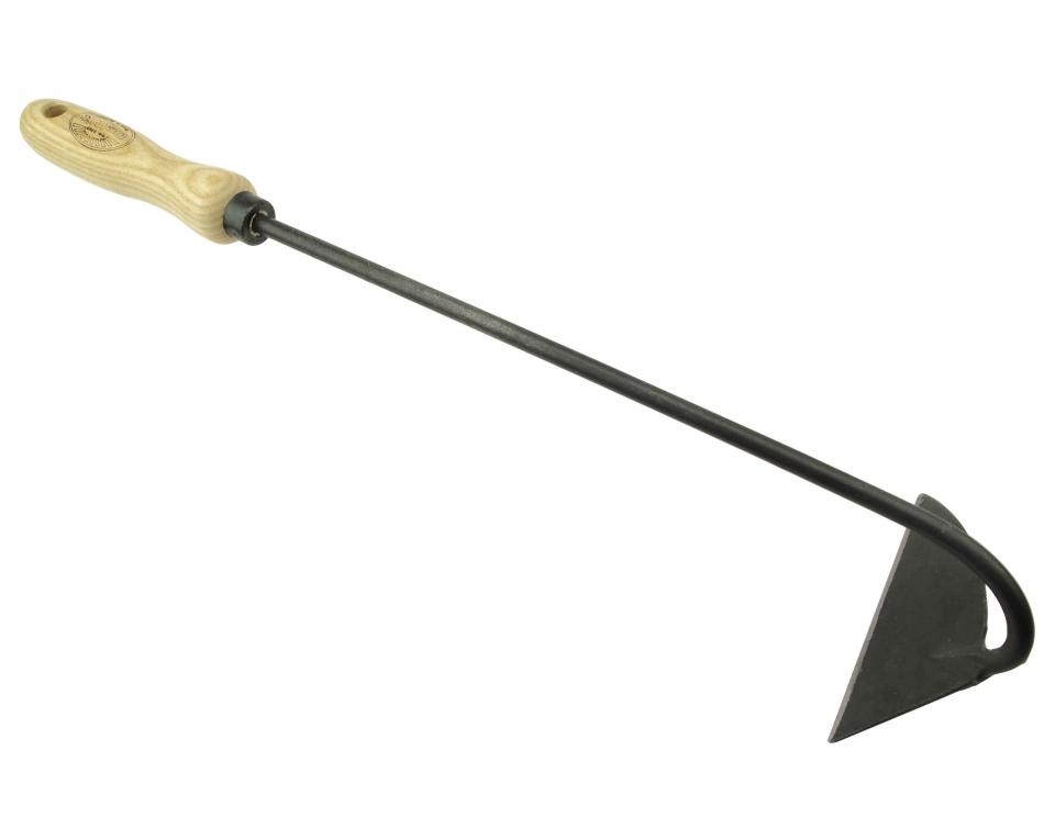[1025017] Sarcloir à main DE WIT 12 cm, forgé et tambouriné, avec manche en bois de frêne 14 cm