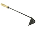 Sarcloir à main DE WIT 12 cm, forgé et tambouriné, avec manche en bois de frêne 14 cm
