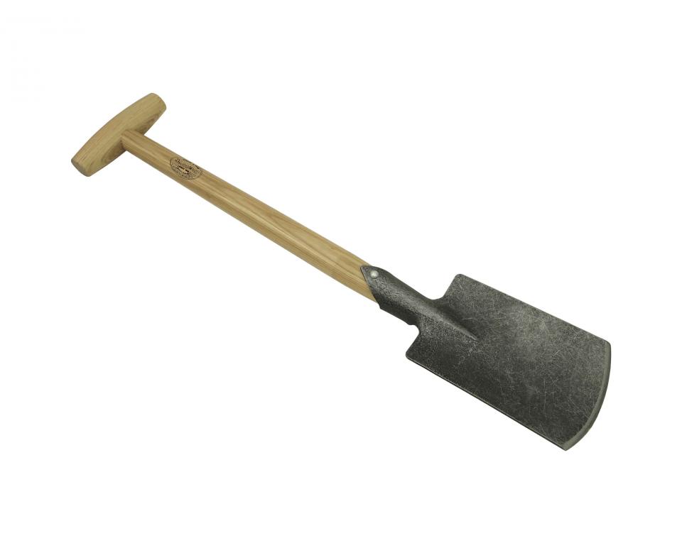 Handspaten DE WIT mit ESCHENHOLZ T-Stiel 40 cm