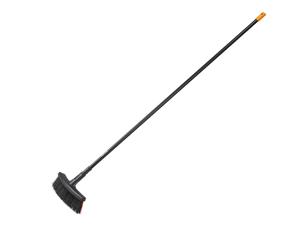Besen FISKARS Solid M 38 cm, mit Aluminium-Stiel 150 cm und Aufhängeöse