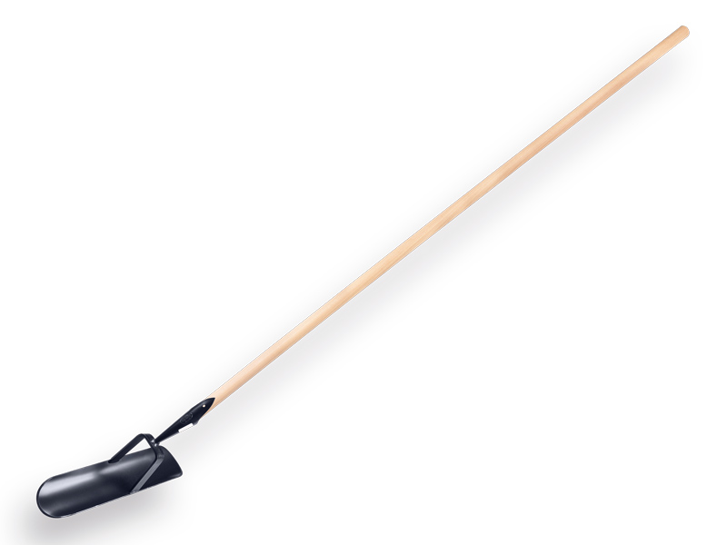 Drainage spoon - drainage scoop De Wit forged, with Atlas handle 170 x 3.2 cm
