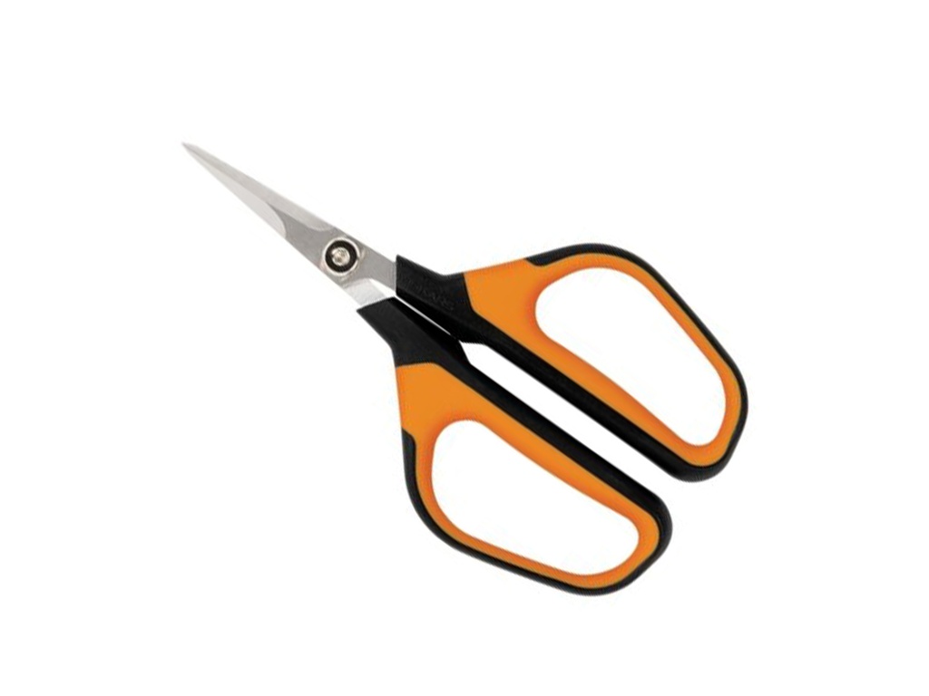 Blumenschere - Stecklingsschere FISKARS Solid Snip SP151, kurzer Schneidkopf mit spitzer Spitze