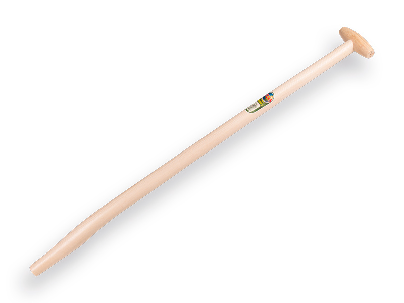 Manche de pelle à col de cygne ATLAS 100 cm légèrement courbé, avec poignée en T percée