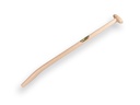 Gooseneck shovel handle ATLAS 95 cm, strongly bent, with through-mount T-grip