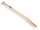 Gooseneck shovel handle ATLAS 110 cm double bent, with through-mount T-grip